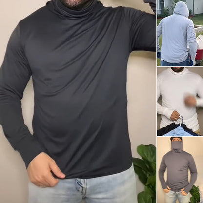 ⏰ 50% TANIEJ! ☀️ Męska Lekka Bluza z Kapturem z Ochroną UV – Szybkoschnąca i Idealna na Lato! 🏃‍♂️💨