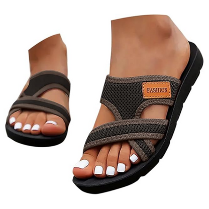 ⏰ 50% TANIEJ! 👡 Sandały Płaskie z Odkrytymi Palcami – Szeroki Cholewka i Maksymalny Komfort dla Szerokich Stóp! 🔥✨