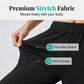 👖Damskie spodnie capri z elastycznego materiału, szybkoschnące, w stylu casualowym