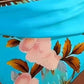 🏆 OSTATNI DZIEŃ WYPRZEDAŻY – 50% ZNIŻKI 🔥 Damski dwuczęściowy kostium kąpielowy z floralnym wzorem i wysokim stanem