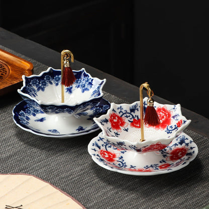 ☕ Zestaw Ceramicznych Zaparzaczek do Herbaty w Kształcie Parasola – Eleganckie Parzenie w Twojej Filiżance! 🍃✨