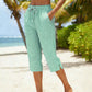 ⏰ 50% TANIEJ! 👖 Letnie damskie spodnie capri w kratę – stylowe, lekkie i przewiewne! ☀️