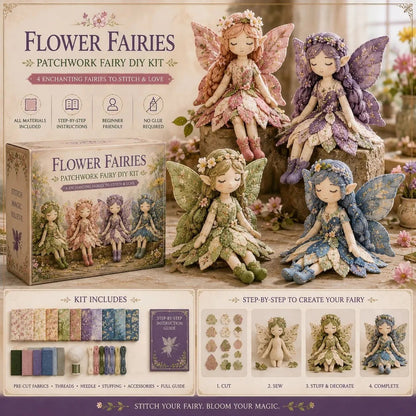 🔥OSTATNI DZIEŃ – 50% ZNIŻKI🧵Kolekcja „Fairy Patchwork” do samodzielnego wykonania