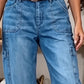👖 50% RABATT! 🌸 Damskie Casualowe Elastyczne Skrócone Spodnie Jeansowe – Wygodne i wszechstronne – Idealne na co dzień, letnie wyjścia lub elegancję biurową – oddychające i stylowe ✨🌿