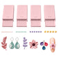 💅 BŁYSKAWICZNA PROMOCJA – 50% ZNIŻKI! 🎨 Płytki do formowania kulek z gliny – 4 precyzyjne rozmiary (2/3/4/5 mm), dwustronne, z lekkiego PLA, do paznokci 3D/biżuterii/miniatur – róż/szary/biały 🏆