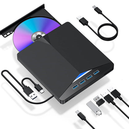 📢📢50% TANIEJ!! 💿✨ Zewnętrzny napęd DVD, USB 3.0 i Typ-C, nagrywarka CD