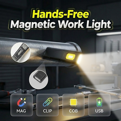 💡Magnetyczna latarka robocza bez użycia rąk