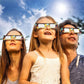 🌞Teraz 50% TANIEJ! Okulary do obserwacji zaćmienia Słońca z certyfikatem ISO, bezpieczne do bezpośredniego patrzenia na Słońce, papierowe okulary słoneczne z filtrem cieniującym do obserwacji zaćmień dla dorosłych i dzieci
