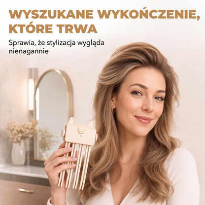 🔥💇Bezprzewodowa lokówka, przenośne urządzenie do stylizacji włosów przeznaczone specjalnie do cienkich i miękkich włosów