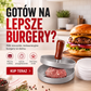🍔 Prasa do burgerów z drewnianą rączką – profesjonalne burgery w domowym zaciszu!