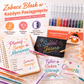 🖊️ Brokatowe długopisy żelowe z wysuwaną końcówką – idealne do dziennika i szkiców! ✨