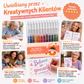🖊️ Brokatowe długopisy żelowe z wysuwaną końcówką – idealne do dziennika i szkiców! ✨