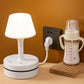 ⏰ 50% TANIEJ! 💡 Lampka nocna z USB i gniazdkami – oświetlenie i ładowanie w jednym! 🔌