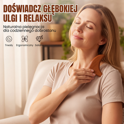 🎁 Kup 1 – drugie gratis! 🌿 Drewniany grzebień do masażu meridianów – pobudza energię i relaksuje całe ciało! ✨💆‍♀️🦶