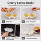 🍳 50% TANIEJ! Foremka do gotowania jajek w mikrofalówce z pokrywką i uchwytem – Szybka, bezpieczna i oszczędna – Idealna na szybkie śniadanie, jajka na miękko i twardo w minuty ✨
