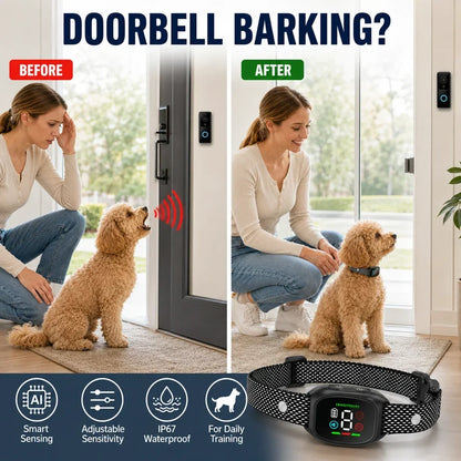 ⏰ 50% TANIEJ! 🐕 Inteligentna obroża antyszczekowa dla psów – skuteczna i bezpieczna! 🔇✨