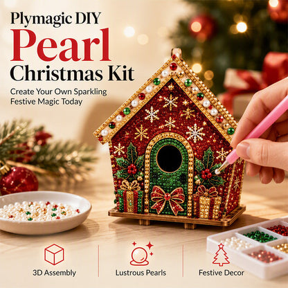 ⏰ 50% TANIEJ! 🎄✨ Zestaw DIY 3D z perełkami – 6 świątecznych wzorów do samodzielnego wykonania! 🎨🎁