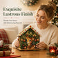 🎄✨ Zestaw DIY do tworzenia świątecznych obrazków 3D z perełkami – ręcznie wykonana dekoracja świąteczna (6 wzorów)