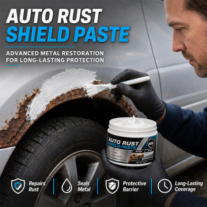 🚗Teraz 50% zniżki! Pasta do naprawy rdzy na metalowych elementach samochodu – Auto Rust Shield: krem naprawczy zapobiegający korozji, zapewniający trwałą warstwę ochronną na metalowych powierzchniach samochodu