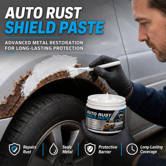 🚗Teraz 50% zniżki! Pasta do naprawy rdzy na metalowych elementach samochodu – Auto Rust Shield: krem naprawczy zapobiegający korozji, zapewniający trwałą warstwę ochronną na metalowych powierzchniach samochodu