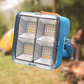 ☀️ Przenośna lampa robocza solarna z 4 trybami oświetlenia – światło tam, gdzie go potrzebujesz! 🔧💡✨