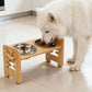 ⏰ 50% TANIEJ! 🐶 Podwyższona miska regulowana – dla psa i kota, zdrowa i wygodna! 🍽️