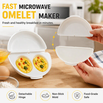 🍳 2w1 mikrofalowy omlet i gotownik do jajek – 50% ZNIŻKI! KUP 1 → 1 GRATIS! OFERTA LIMITOWANA!🥚 Szybkie śniadanie w kilka minut – idealny do omletów, jajek na miękko i na twardo. Bezpieczny, łatwy w czyszczeniu i oszczędza czas! 🔥