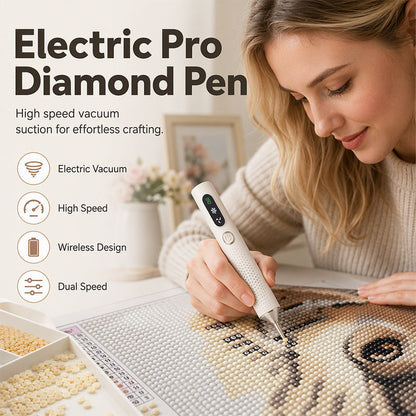 ✨ Ładowalny elektryczny pisak do diamond paintingu – precyzyjny, wygodny i oszczędzający czas – teraz 50% TANIEJ! 💎🖐️