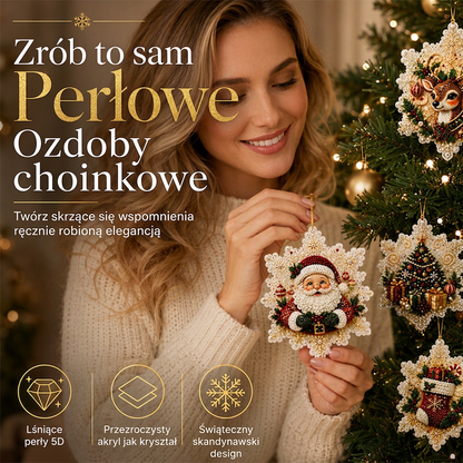 🎄 Zestaw świątecznych zawieszek do malowania DIY – stwórz własne bożonarodzeniowe dekoracje! 🎨✨