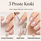 🎁 Kup 1 – drugie gratis! 💅 Lakier do paznokci Moonlight Pearl – mieniący się kolor herbaty mlecznej, schnie na powietrzu, długotrwały! ✨