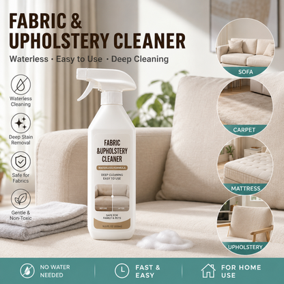 🔥 Bez wody, bez plam, bez wysiłku! Spray do tkanin i tapicerki czyści w kilka chwil! ✨🛋️