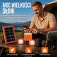 ⏰ 50% TANIEJ! ☀️ Przenośny system zasilania słonecznego z 2 lampkami LED – energia i światło zawsze pod ręką! 🔋✨