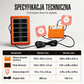 ⏰ 50% TANIEJ! ☀️ Przenośny system zasilania słonecznego z 2 lampkami LED – energia i światło zawsze pod ręką! 🔋✨