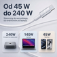 🎉Ograniczona promocja🎉Natychmiastowe ładowanie wielu urządzeń! Porządny kabel pleciony o mocy 240 W