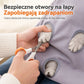 🐱✂️ Fartuch do pielęgnacji kota bez użycia rąk – kieszeń do przytulania z otworami na nogi
