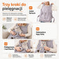 🐱✂️ Fartuch do pielęgnacji kota bez użycia rąk – kieszeń do przytulania z otworami na nogi