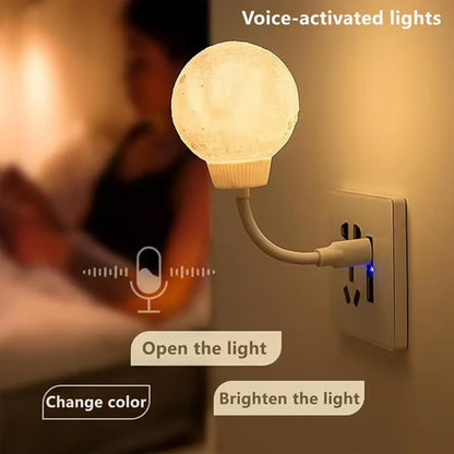 Inteligentna lampka nocna z funkcją aktywacji głosowej