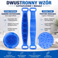🧰 Dwustronny silikonowy pędzel do pleców – peeling ciała do kąpieli z miękkimi silikonowymi włosiami