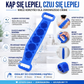 🧰 Dwustronny silikonowy pędzel do pleców – peeling ciała do kąpieli z miękkimi silikonowymi włosiami
