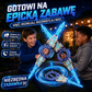 ⚔️ Ładowalny miecz świetlny z podwójnym ostrzem – moc światła w Twoich rękach! ✨🔥