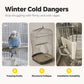 🐦 Oszczędź 50%! ☁️ Wiszące legowisko dla ptaków – miękki polar i wygoda w klatce ✨