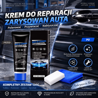🎁 Kup 2 – 1 gratis! ✨ Ekskluzywny wosk polerski do usuwania rys z karoserii – przywraca blask i chroni lakier! 🚗💎