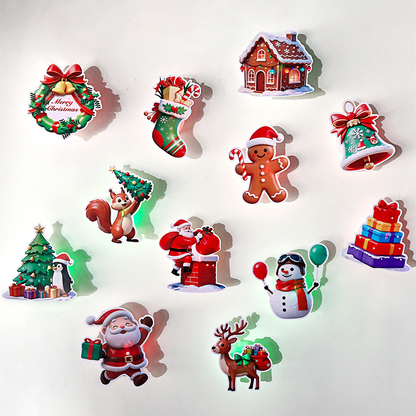 🎄 Odmień swój dom na Święta! Podświetlane naklejki ścienne LED – magia w kilka sekund!