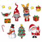 🔥-50% zniżki! 🎄 Kreskówkowe magnesy na lodówkę świąteczne ✨ Ładne, dekoracja świąteczna, silne magnesowanie 🎅