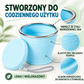 🎁 Kup 1 – drugi gratis! 🥤 Składany kubek silikonowy – idealny w podróży, na kempingu i w pracy!