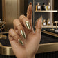 💍 Nowości – 50% ZNIŻKI! 💥 Metalowy pierścień na palec (nail ring) ✨ Modna biżuteria do paznokci 💅