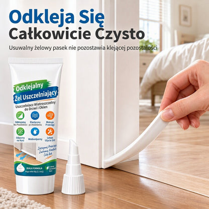 🌬️ Wiatr hula po domu? Zamknij mu drzwi! Biały, zdejmowalny uszczelniacz – ciepło i spokój w kilka minut! 🎁 Kup 1 – drugi gratis!