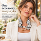 🎁 Kup 1 – 1 gratis! 🎀 Perłowy naszyjnik z kokardą – elegancja na co dzień i od święta! ✨