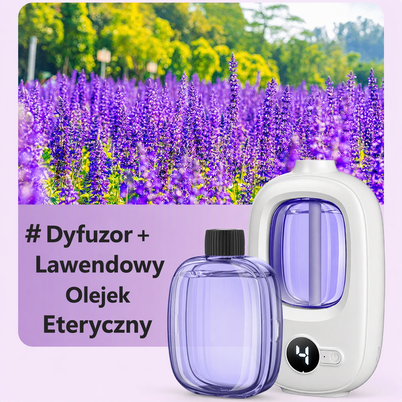 🎶 Automatyczny dyfuzor aromaterapeutyczny 🌿✨ | Rozpylanie ultradźwiękowe · Natrysk z czasem · Inteligentny wyświetlacz · Montaż ścienny i na blacie