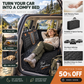⏰ 50% TANIEJ! 🛏️ Materac na tylne siedzenie z pianki memory – komfortowy sen w aucie na długich trasach! 🚗💤